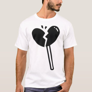 Broken Heart Lollipop Candy T-Shirt