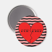 Broken Heart Magnet (Vorderseite/Rückseite)