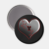 Broken Heart Magnet (Vorderseite/Rückseite)