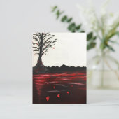 Broken Heart Postkarte (Stehend Vorderseite)