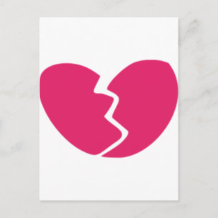 Broken Heart Postkarte