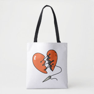 Broken Heart Red Tasche