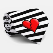 Broken Heart - Scenester Neck Ties Krawatte (Gerollt)