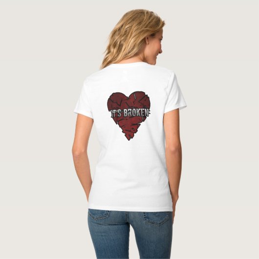 Broken Heart Shirt (Rückseite Vollansicht)