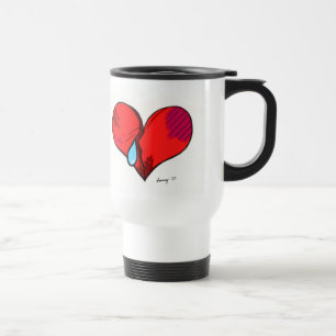 Broken Heart Travel Mugs Reisebecher