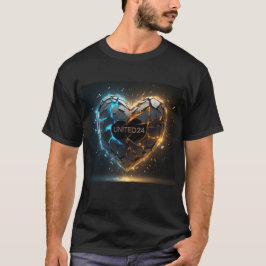 Broken Heart United24 Ukraine Support T - Shirt