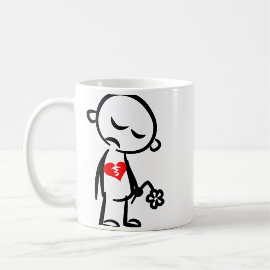 Broken Heart Valentine  Kaffeetasse (Links)