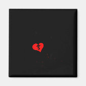 Broken Heart Valentine Magnet (Vorne)