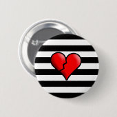 Broken Hearted Button (Vorne & Hinten)
