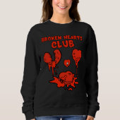 Broken Hearts Anti Valentine's Week Sweatshirt (Vorderseite)