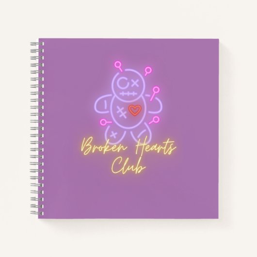 Broken Hearts Club Burnbook Notizblock (Vorderseite)
