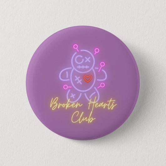 Broken Hearts Club Button (Vorderseite)