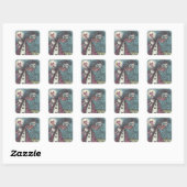 BROKEN HERZ FRIEDHOF STICKERS Square SHEED (Blatt)