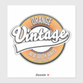 Broken Hill australia Vintages Logo. Aufkleber (Blatt)