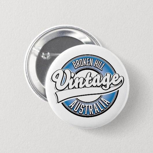 Broken Hill australia Vintages Logo. Button (Vorne & Hinten)