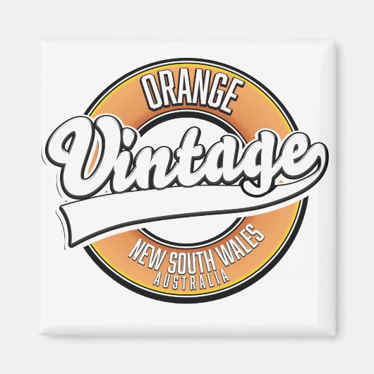 Broken Hill australia Vintages Logo. Magnet (Vorne)