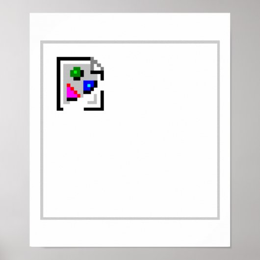 Broken Image JPG PNG GIF JPEG Poster (Vorne)