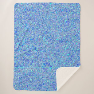 Broken Kaleidoscope Sherpa Blanket Sherpadecke