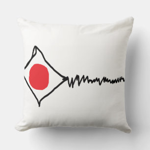 "Broken Kite White" Drehkissen Kissen