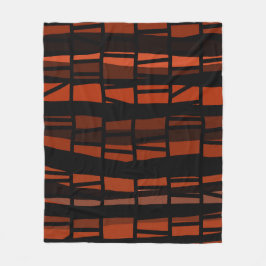 Broken Lava Grid Fleecedecke