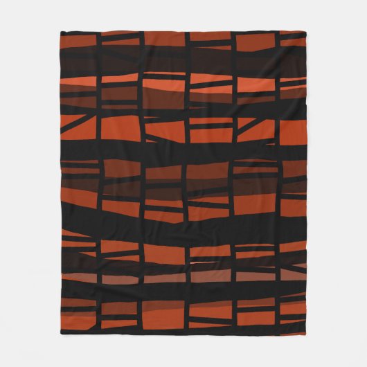 Broken Lava Grid Fleecedecke (Vorderseite)