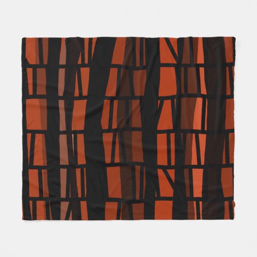 Broken Lava Grid Fleecedecke (Vorderseite (Horizontal))