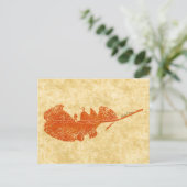 "Broken Leaf #1" Landstraßen Postkarte (Stehend Vorderseite)