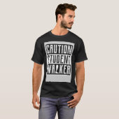 Broken Leg Amputee Get Well Soon Caution Student W T-Shirt (Vorne ganz)