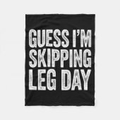 Broken Leg Art For Men Women Kids Broke Foot Broke Fleecedecke (Vorderseite)