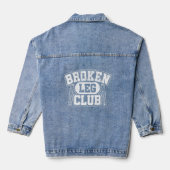 Broken Leg Club Broken Bone Jeansjacke (Rückseite)