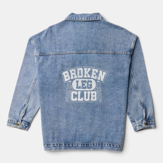 Broken Leg Club Broken Bone Jeansjacke (Rückseite)