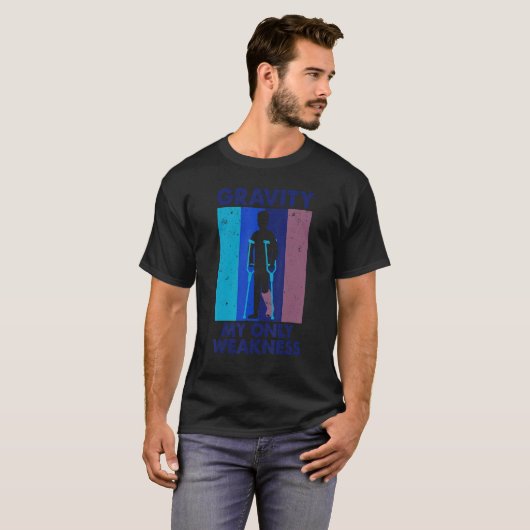 Broken Leg For Men Women Ankle Knee Foot Surgery T-Shirt (Vorne ganz)