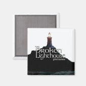 Broken Lighthouse Pictures Magnet Regular - Square (Vorderseite/Rückseite)