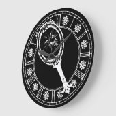 Broken Mirror Große Wanduhr (Winkel)