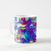 Broken Mood Ring Serie Nr. 1 – Gebrochenes Spektru Kaffeetasse (Vorderseite Links)