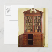 Broken pedimensional bureau bookcase postkarte (Vorne/Hinten)