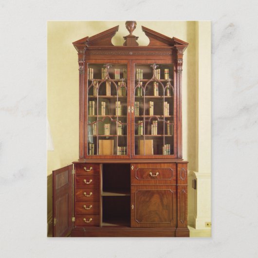 Broken pedimensional bureau bookcase postkarte (Vorderseite)
