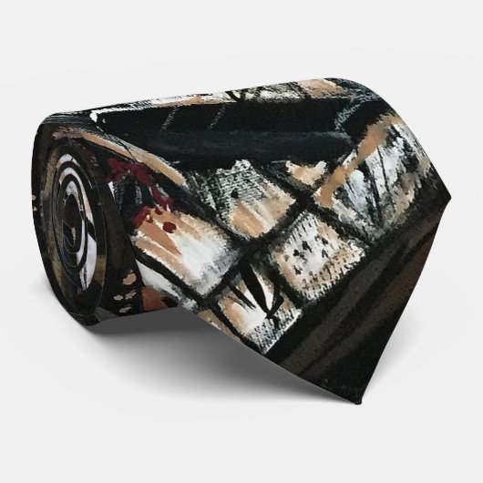 Broken Piano Krawatte (Gerollt)