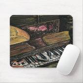 Broken Piano Mousepad (Mit Mouse)