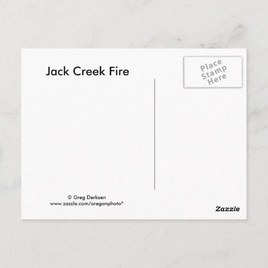 Broken Pine Postkarte (Rückseite)