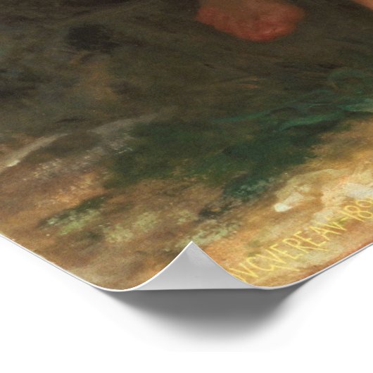 Broken Pitcher William-Adolphe Bouguereau Leinwand Poster (Ecke)