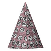 Broken Polka Dot Party Hat Partyhütchen (Rückseite)