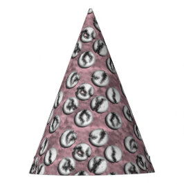 Broken Polka Dot Party Hat Partyhütchen