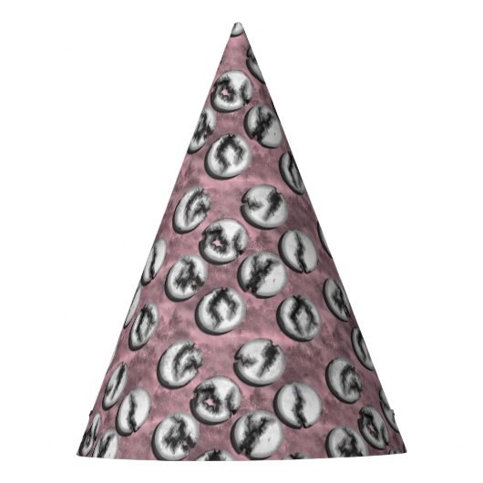Broken Polka Dot Party Hat Partyhütchen (Vorderseite)
