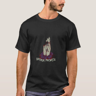 Broken Promise Grunge Shirt Ästhetische Blume Goth