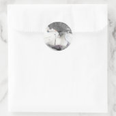 Broken-Puppe Runder Aufkleber (Tasche)