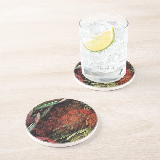 Broken Rainbow Sandstein Untersetzer (Seite)