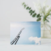 Broken Rollercoaster Postkarte (Stehend Vorderseite)