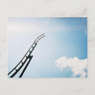 Broken Rollercoaster Postkarte