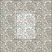 BROKEN schwarz Stoff (Kachel)